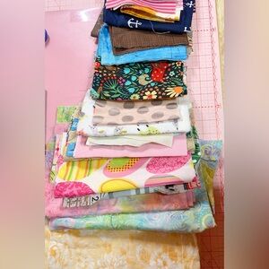 Fabric Scraps for Quilting & Small Sewing Projects. Over 3lbs. of Fabric Crafts